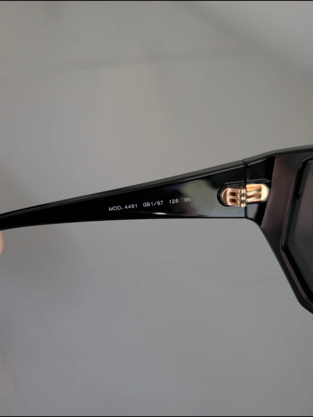 NWT Versace VE4461 GB1/87 Black Shield Sunglasses Interchangeable Lens Full Set